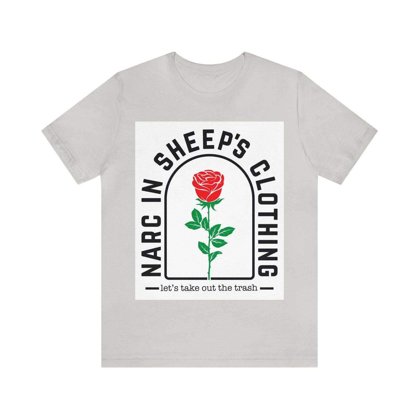 Narc In Sheep’s Clothing Rose Tattoo Jersey Short Sleeve Tee