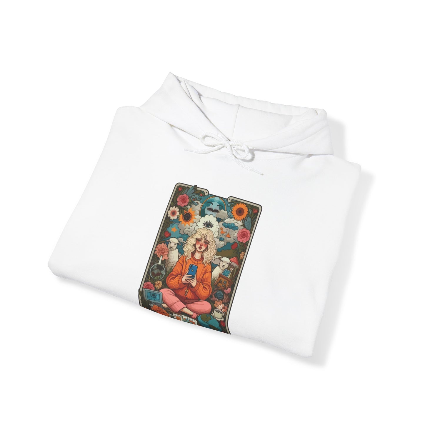 Narc In Sheep’s Clothing Tarot Card Heavy Blend™ Hooded Sweatshirt